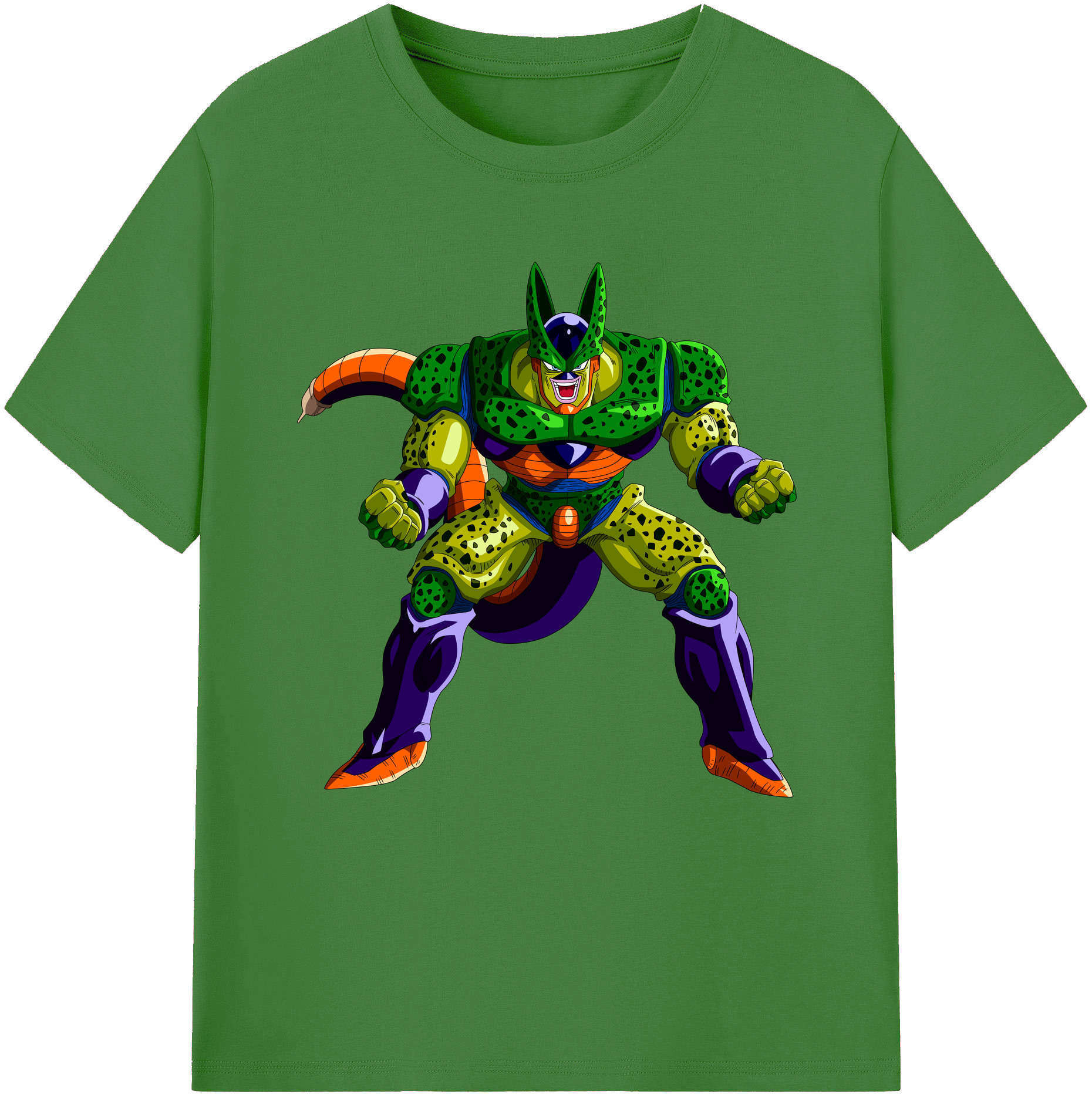 （画像用） ドラゴンボール セル DRAGON BALL Cell レディースカジュアルプリントTシャツ（綿100％）